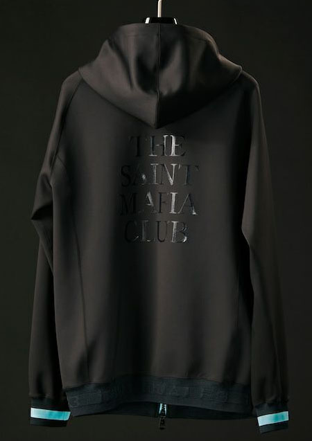 1PIU1UGUALE3 SPORT_THESAINT MAFIA CLUB  ZIP UP PARKA | 99BLACK