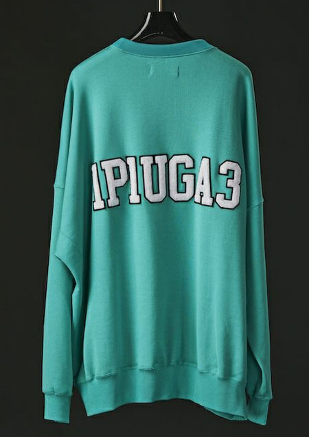 1PIU1UGUALE3 SPORT_THESAINT MAFIA CLUB HEAVY FRENCH BIG CREW PO | 53TURQUOISE