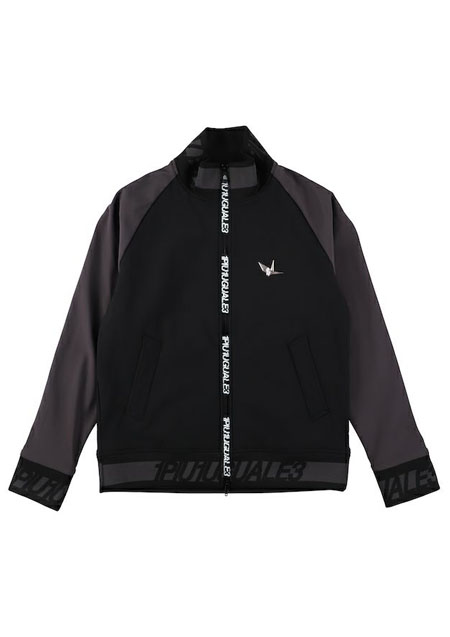 1PIU1UGUALE3 GOLF TRACK JACKET | 99BLACK | MENS