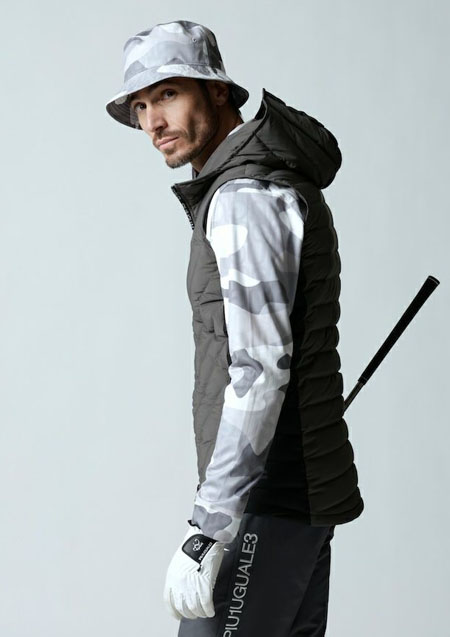 1PIU1UGUALE3 GOLF DOWN VEST | 95GRAY | MENS