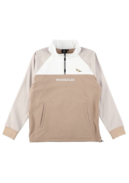 1PIU1UGUALE3 GOLF HALF ZIP | 25BEIGE | MENS