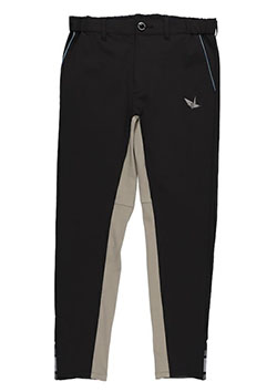 1PIU1UGUALE3 GOLF RIB PANTS | 99BLACK | MENS