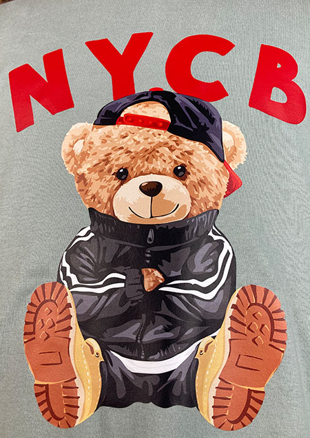 GOTHAM NYC BEAR LS TEE | S.GREEN