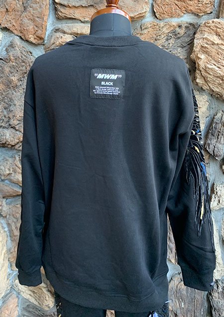 MWM WINGS SWEATSHIRT | BLACK