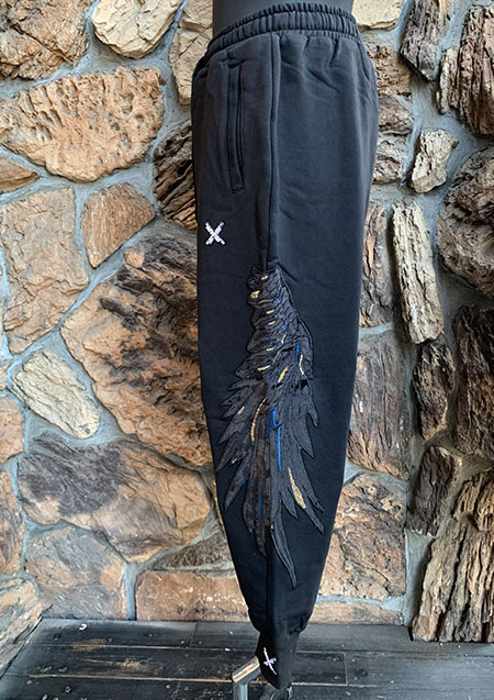 MWM WINGS PANTS | BLACK