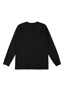 1PIU1UGUALE3 L/S V BASIC | 99BLACK