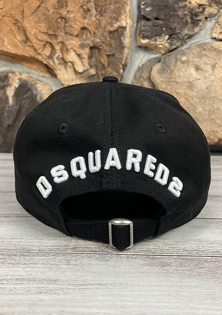 DSQUARED2 Be ICON Baseball Cap | M063 - BLACK+WHITE