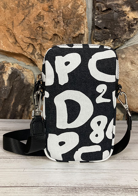 DSQUARED2 D2 Pop 80's Neck Pouch | M063 BLACK WHITE