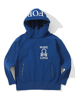 MARK&LONA Ever Fly Knit Hoodie | BLUE | MEN