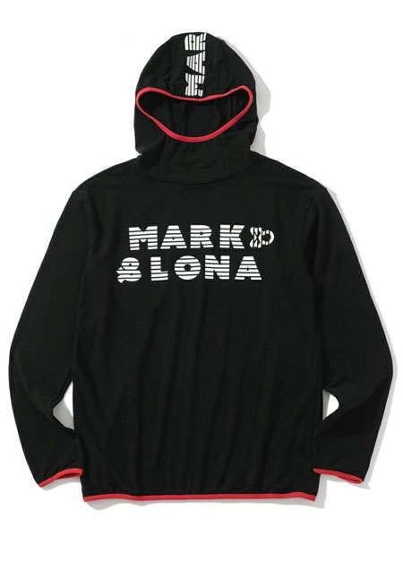 MARK&LONA Optimum Fleece Hooded Pullover | BLACK | MEN