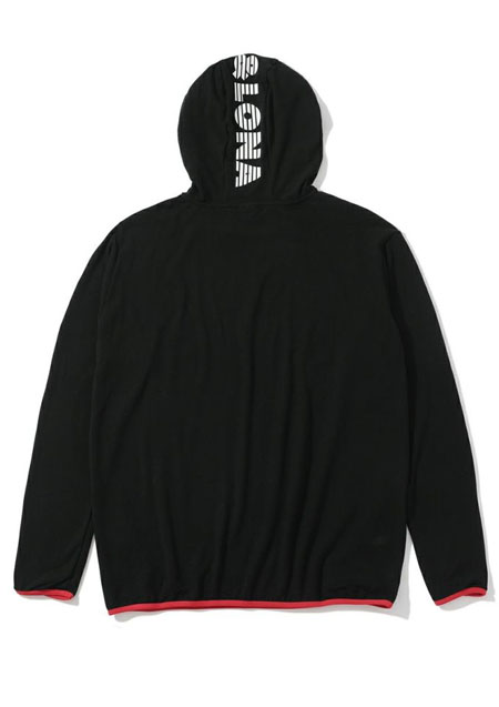 MARK&LONA Optimum Fleece Hooded Pullover | BLACK | MEN