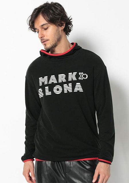 MARK&LONA Optimum Fleece Hooded Pullover | BLACK | MEN