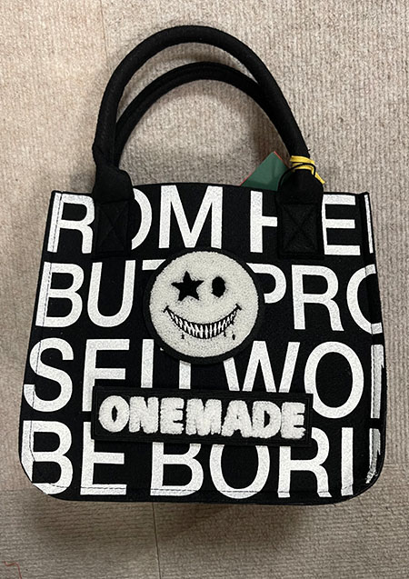 ONEMADE AIR TOTE BAG SMALL HV LIMITED CUSTOM | BLACK