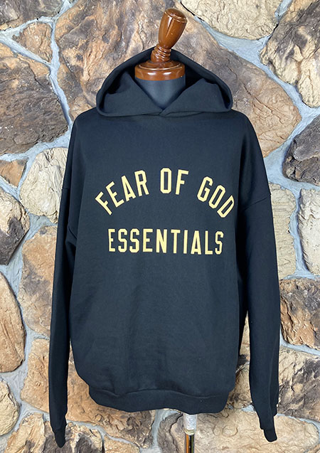 FOG ESSENTIALS 24FW ARCH LOGO SWEAT HOODIE | BLACK