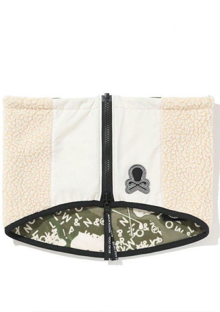 MARK&LONA GG Camo Reversible Neck Warmer | IVORY | MEN and WOMEN