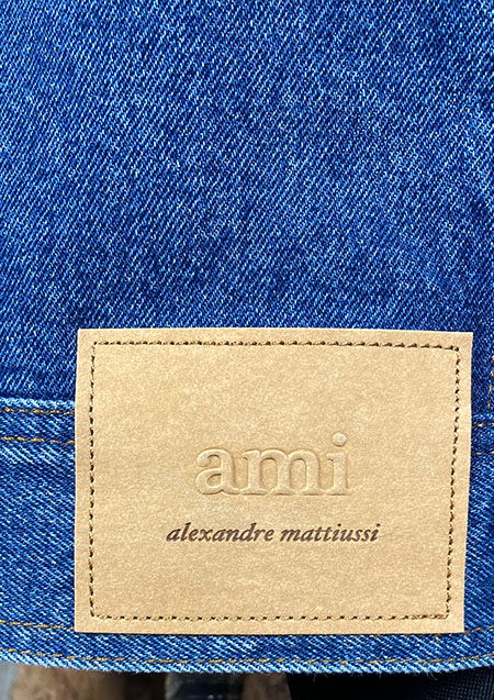 AMI PARIS Denim Trucker Jacket | 470 USED BLUE