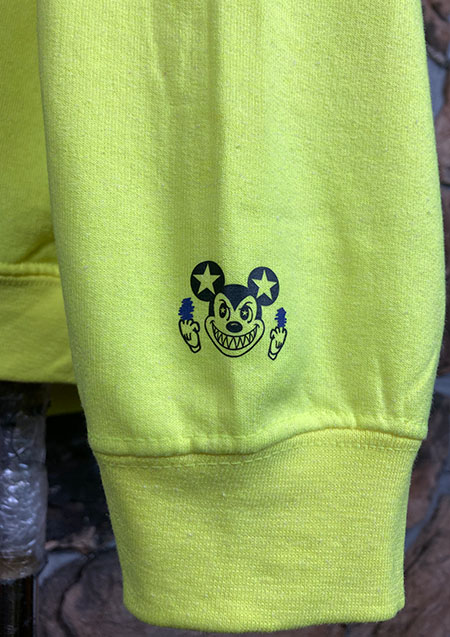 AWESOME SMILE HOODIE FLUO 24FW012 | YELLOW FLUO