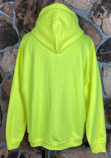 AWESOME SMILE HOODIE FLUO 24FW012 | YELLOW FLUO