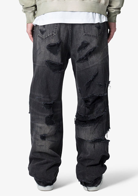 mnml DISTRESSED DENIM | VINTAGE BLACK