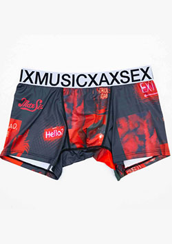 MAXSIX BOXER PANTS LOVE YOURSELF | RED