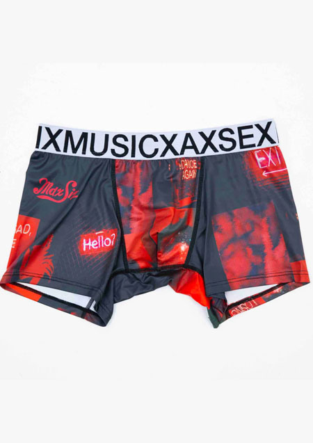 MAXSIX BOXER PANTS LOVE YOURSELF | RED