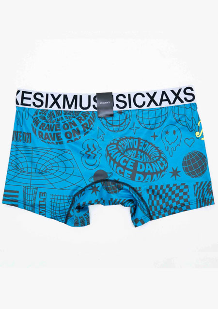 MAXSIX UNIVERSE BOXER PANTS | BLACK WHITE