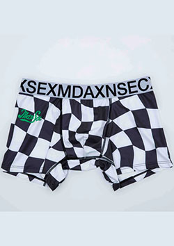 MAXSIX BOXER PANTS CHECK | BLACK WHITE