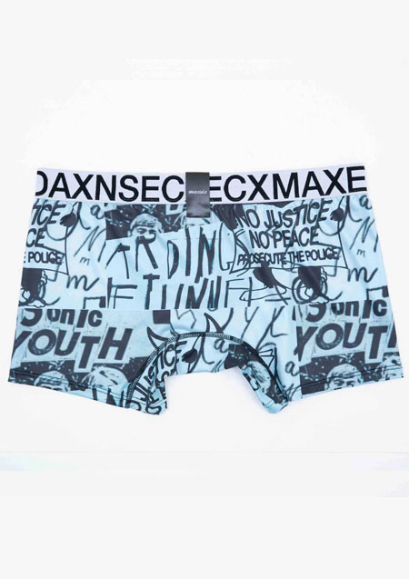 MAXSIX BOXER PANTS NO JUSTICE NO PEACE