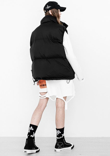 MWM PUFFER VEST | BLACK