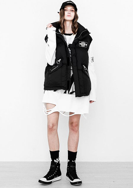 MWM PUFFER VEST | BLACK