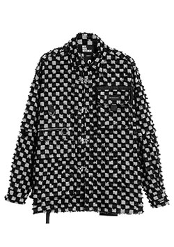 MWM CHECKERED SHIRT | BLACK