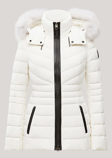 Mackage PATSY-BX Ladies Hooded Light Down Jacket | C0253Cream