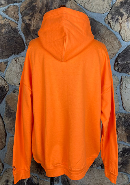 AWESOME TEDDY HOODIE FLUO 24FW95 | ORANGE FLUO