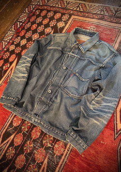 M MVC type-I tracker jacket (USED wash) | indigo