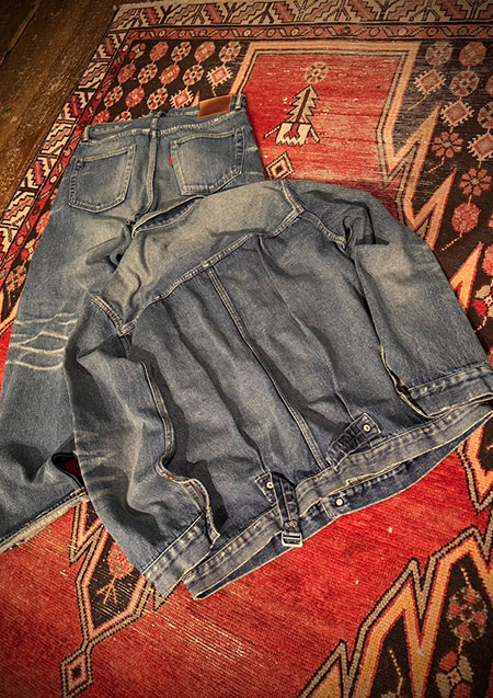 M MVC type-XX denim pants (USED wash) | indigo