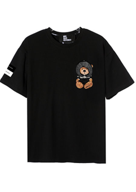 MWM MIKE TEDDY T-SHIRT | 52-BLACK