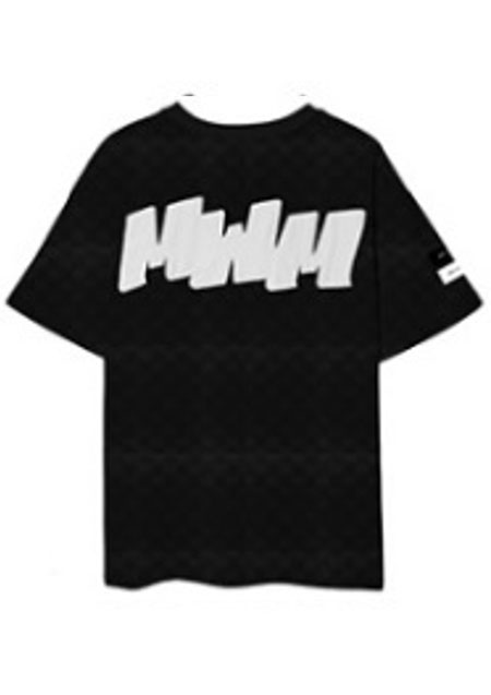 MWM CHECKED T-SHIRT | 1-BLACK