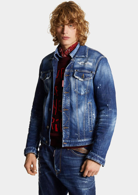 DSQUARED2 DENIM JACKET | 470BLUE | MENS