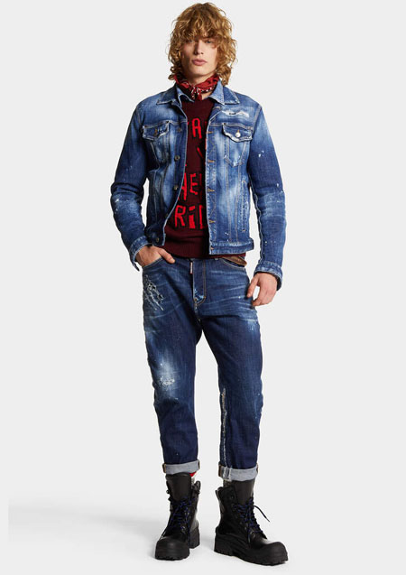 DSQUARED2 DENIM JACKET | 470BLUE | MENS