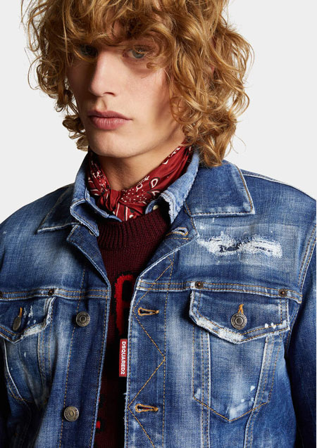 DSQUARED2 DENIM JACKET | 470BLUE | MENS