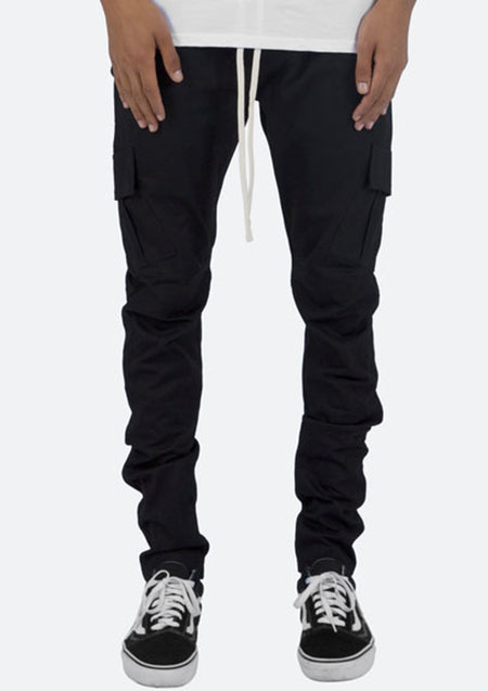 mnml CARGO DRAWCORD PANTS | BLACK | 予約商品2月下旬入荷予定