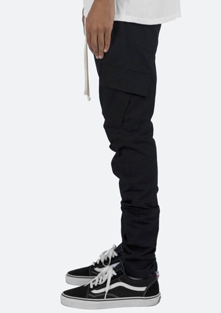 mnml CARGO DRAWCORD PANTS | BLACK | 予約商品2月下旬入荷予定