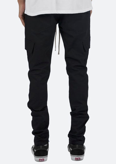 mnml CARGO DRAWCORD PANTS | BLACK | 予約商品2月下旬入荷予定