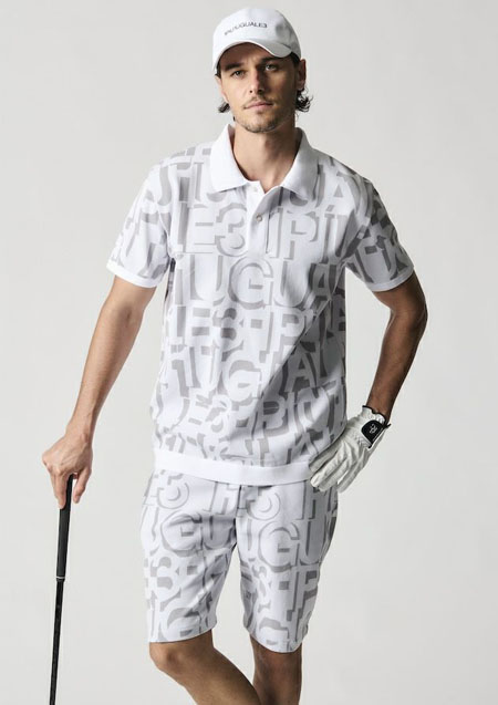 1PIU1UGUALE3 GOLF LOGO POLO | 10WHITE | MENS