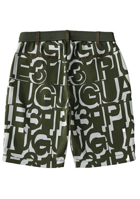 1PIU1UGUALE3 GOLF LOGO SHORTS | 67KHAKI | MENS