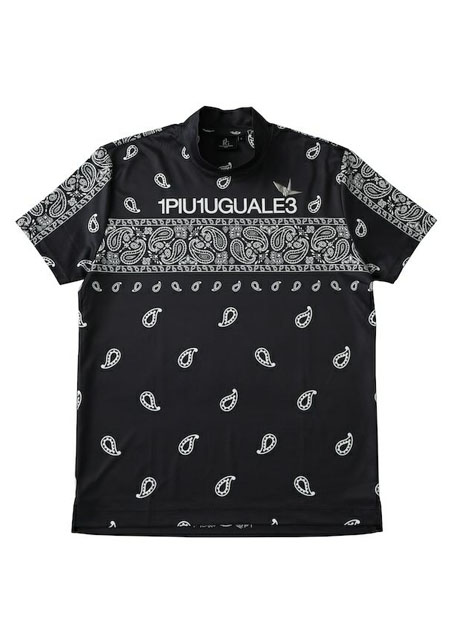 1PIU1UGUALE3 GOLF BANDANA MOCK | 99BLACK | MENS