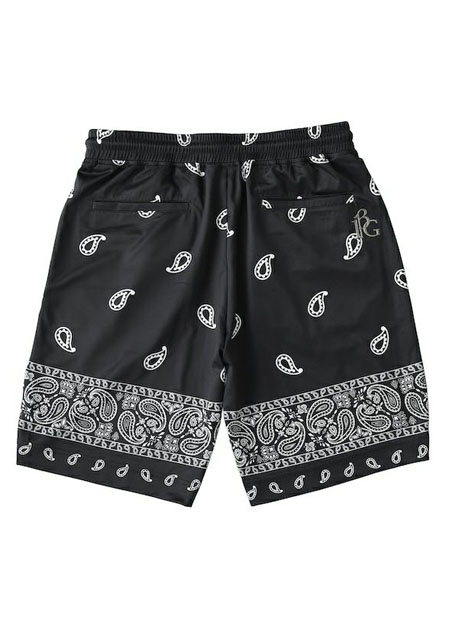 1PIU1UGUALE3 GOLF BANDANA SHORTS | 99BLACK| MENS