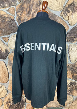 FOG ESSENTIALS REFLECTOR LOGO LS TEE | BLACK