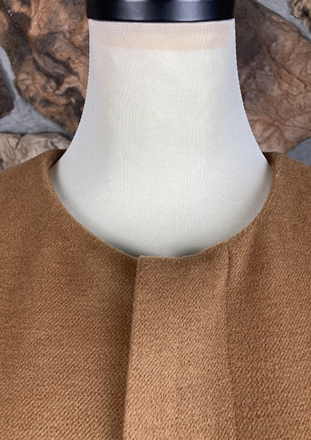 DURAS NO COLLAR COAT | BEIGE