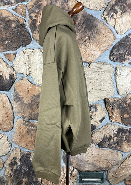 FOG ESSENTIALS 24FW ARCH LOGO SWEAT HOODIE | OLIVE